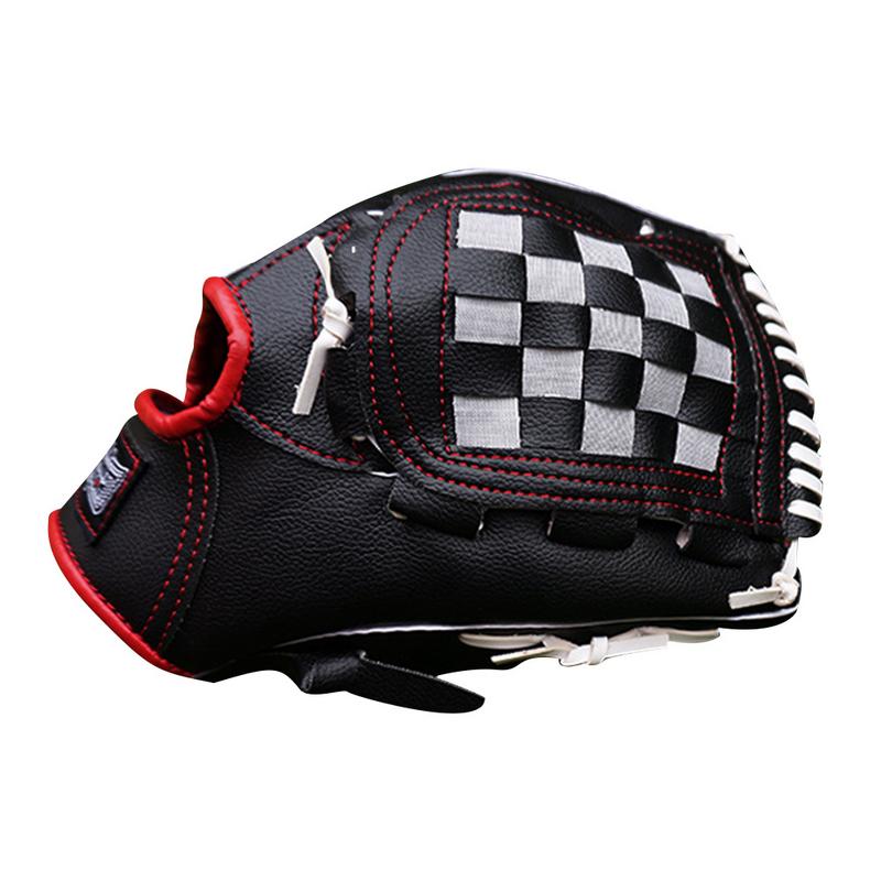 1pc 12.5 Inches Outdoor Sports Baseball Mitten Adult Softball Practice Glove PU Gloves Suitable for Men Women Training