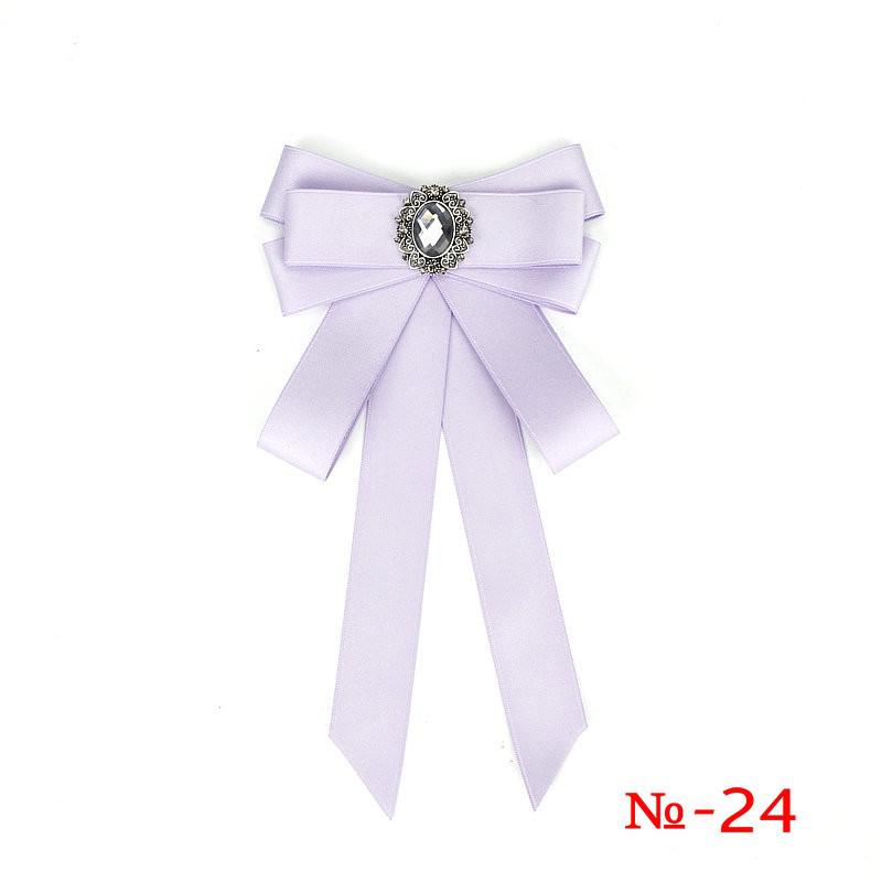 Mode Vlinder Knoop Lint Diamant Bowtie College Dames Wit Rhinestone Shirts Strikje Cadeau Voor Vrouwen Accessoires