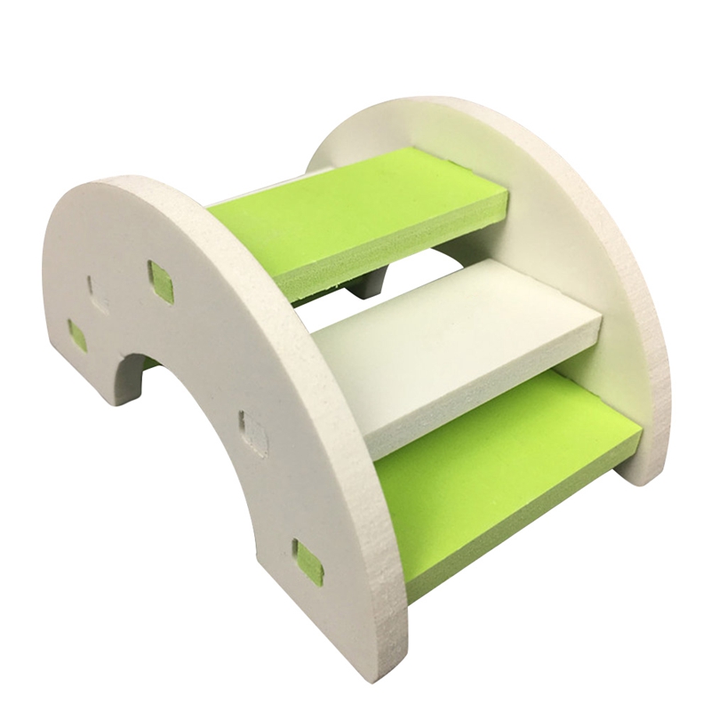Escalera para hámster, puente de arcoíris, juguetes para mascotas, puente de plástico, juguetes colgantes, accesorios para jaulas de animales pequeños, producto bonito para para mascotas: Caqui oscuro