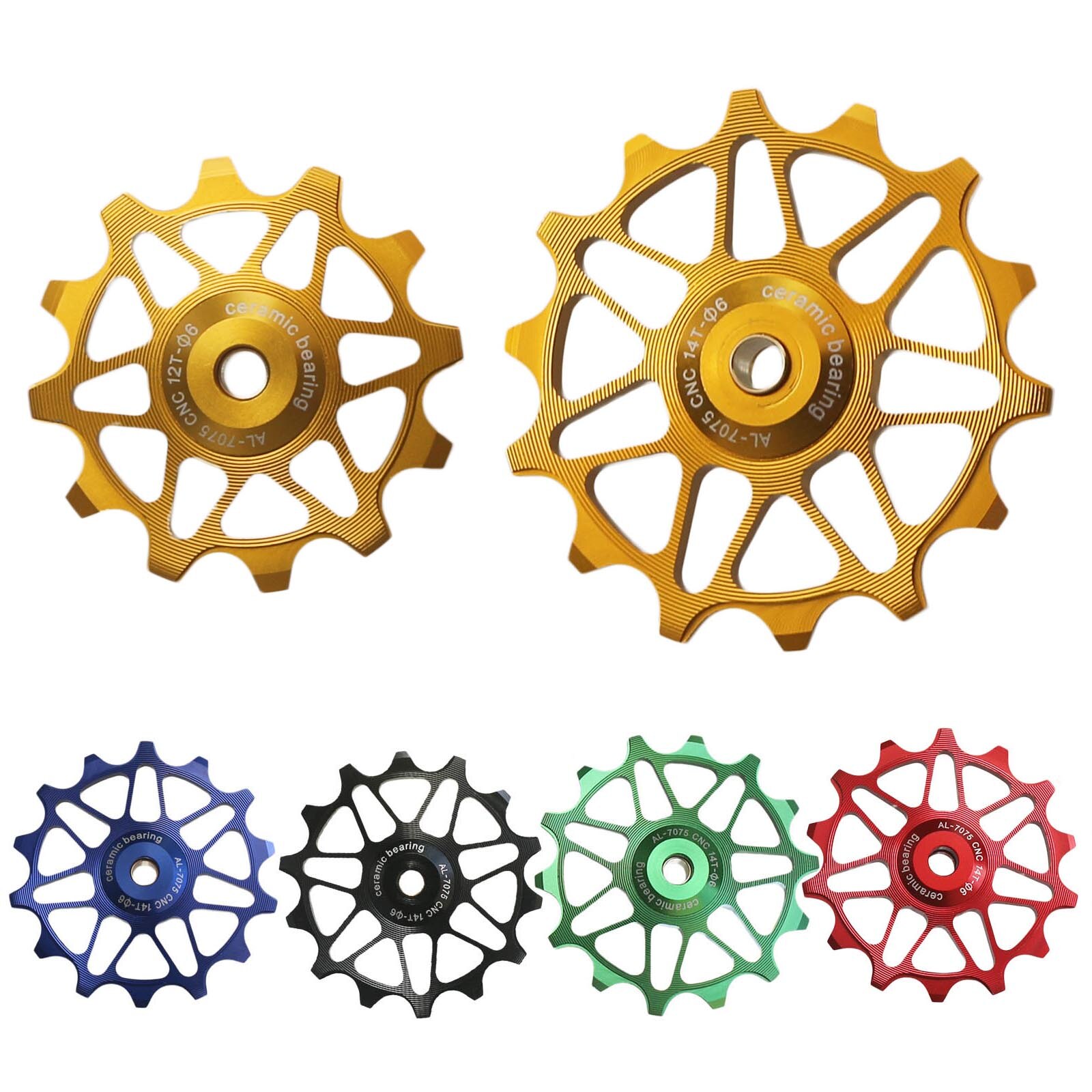 12T 14T 16T 18T MTB Fahrrad Keramik Lagerbier Jockey Rad Engen Breite Zähne Fahrrad Schaltwerk Rolle Rolle Für Shimano Sram