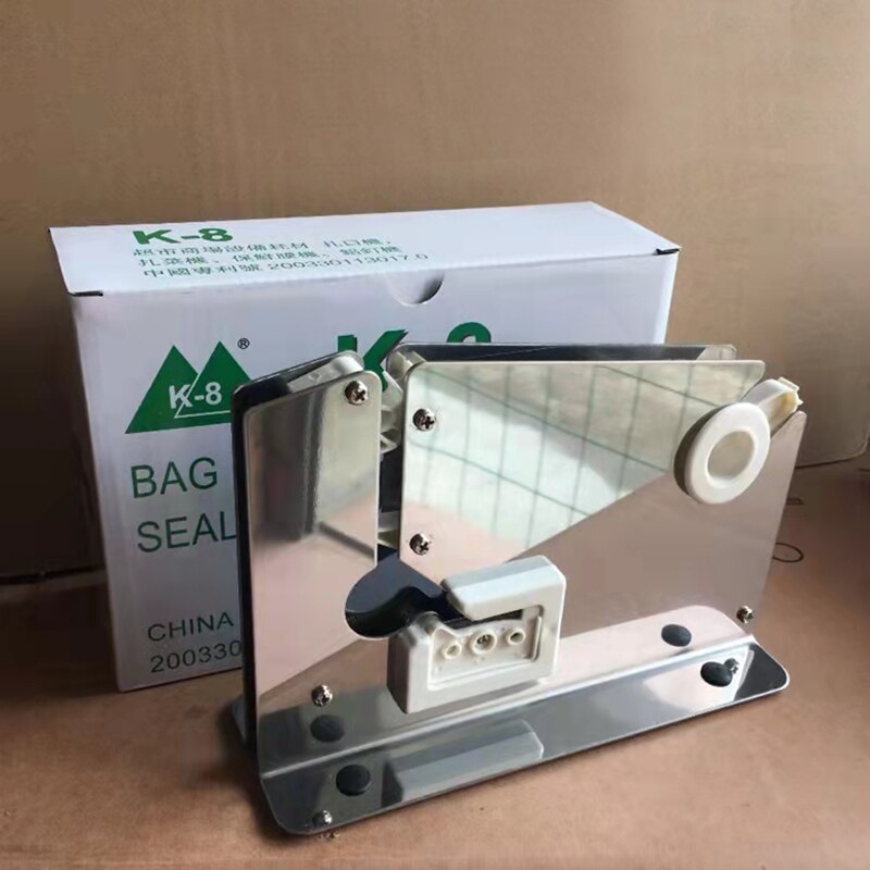 Supermarket sealing machine plastic bag tape bundle up tying tool bulk weighing bag tying sealer kitchen sealing clip