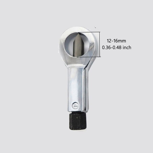 Toolay metalmøtrik splitter krakker manuel tryk rustet korroderet skrue møtrik knækker fjerner udtrækker værktøj 9-12mm/12-16mm: 12-16mm
