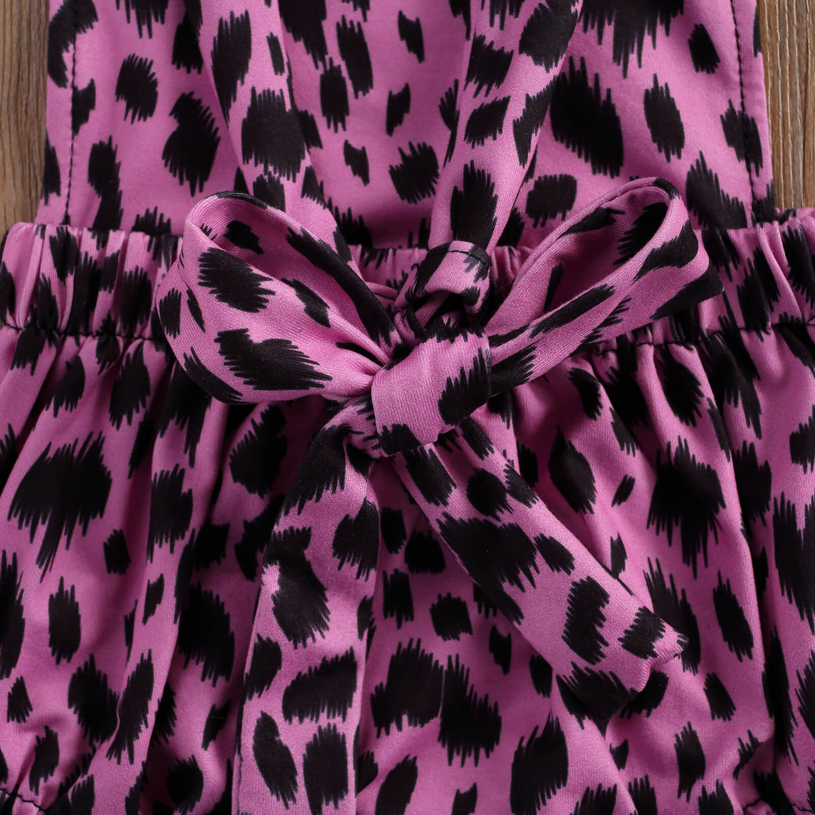 Citgeett estate amabile bambino ragazze ragazzi leopardo corpo senza maniche tracolla abiti casuale