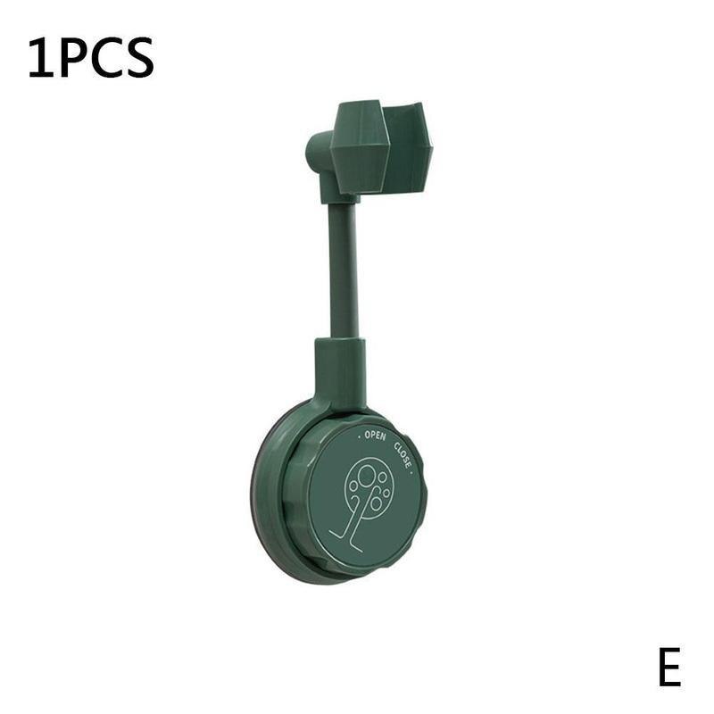 Adjustable Shower Bracket Suction Cup Shower Holder 360 Bathroom Universal Nozzle Stand Base Rotation Punch-free Bracket S0C2: E