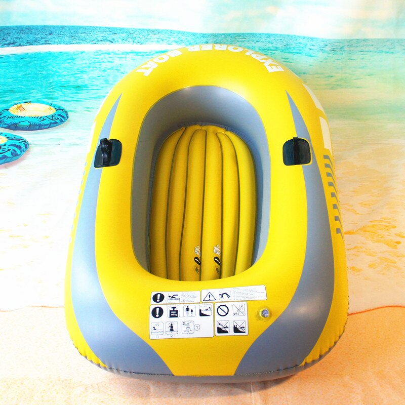 Inflatable Kayak Canoe 55kg Rowing Air Boat Double Valve Drifting Diving Inflatable Boat Fishing Boat