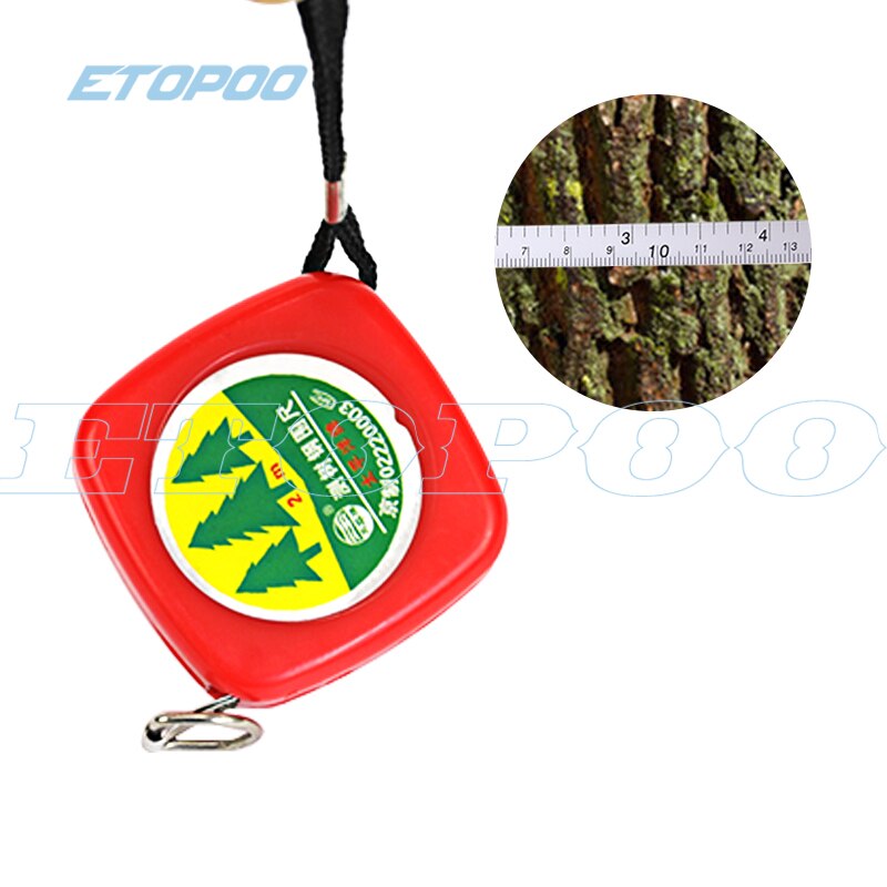 20pcs/lot! 2m steel Tree measure tape/ Tree caliper/ Tree diameter tape