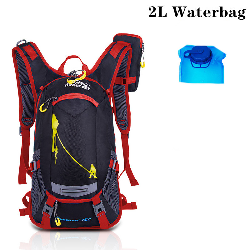 18L Motorcycle Backpack Cycling Bag Waterproof Shoulders Climbing Camping Hiking Backpack Motocross Racing Bags: Navy Blue