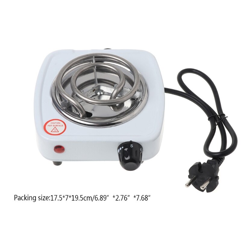 500W Electric Stove Plate Burner Travel Cooking Appliances Portable Warmer