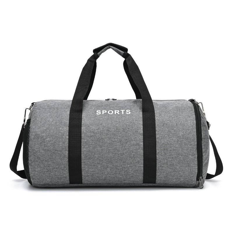 Mode Reistassen Sport Fitness Sporttas Voor Mannen Nylon Waterdichte Handtassen Mannelijke Grote Capaciteit Schoudertas Crossbody Tas Sac: Gray