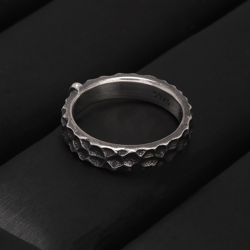 Anillo Outlander Claire de Plata de Ley 925 auténtica para mujer y hombre, banda de boda Vintage, joyería de programa de televisión de película, para aniversario