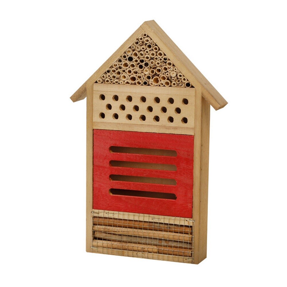 Bi hus træ bi boks insekt bi hus biavler værktøjer honning værktøj reder insekter boks bug værelse ly haven dekoration