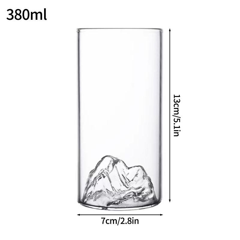 Tazas de café frío, tazas de vidrio estéticas, tazas de café helado, vasos de vidrio, tazas de cóctel, accesorios de escritorio de cocina: Naranja