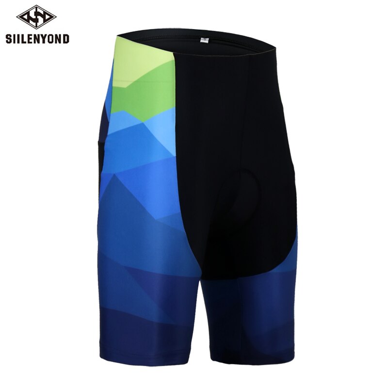 Siilenyond snabbtorkande cykelhaklapp tigers pro cykelhaklappshorts som andas bekväma mtb 3d gel vadderade sportkläder för män: Cykelshorts / Xxxl