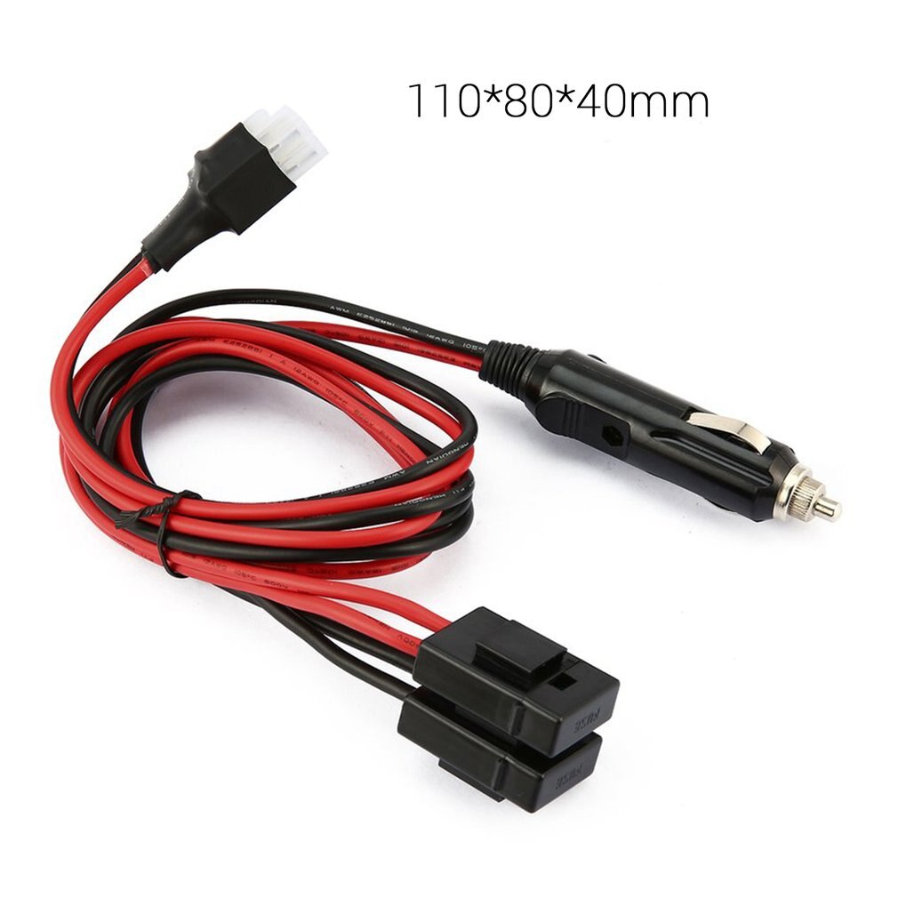 6pin Korte Golf Sigarettenaansteker Netsnoer 1.5 M 12 V Dc Netsnoer Kabel Sigarettenaansteker Voor Yaesu Ft-857d ft-897d Ic-725a