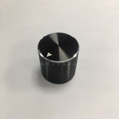 3Pcs Aluminium Knop Potentiometer Knop 25*25*6Mm Black Cap Auto Knop Switch Cap Encoder Voor versterker
