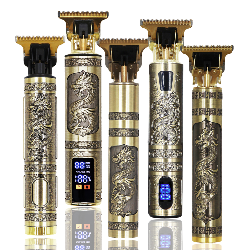 Tondeuse Drachen Jahrgang T9 Schnurlose professionelle Haarschneidemaschine Elektrische Trimmer für Männer Haarschneidemaschine Haarschneidemaschine Rasierer