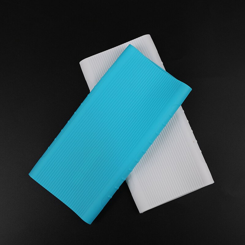 Silicone Power Bank Protector Case Cover For Xiaomi Power Bank 2 Generation 10000 mAh Dual USB Port Skin Shell Sleeve