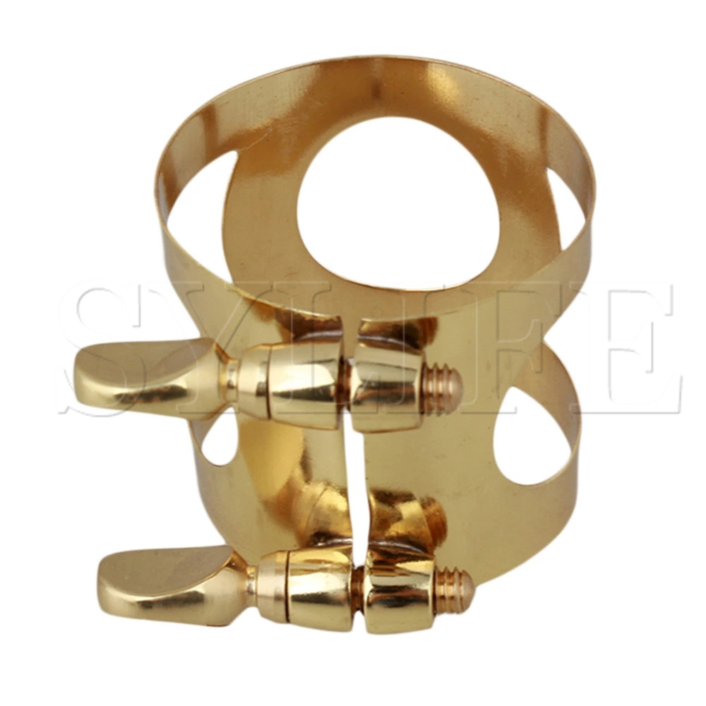 Double Threaded Rod Adjust Tenor Saxophone Mouthpiece Ligature