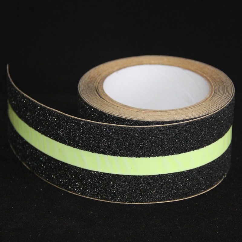 5M Anti-Slip Reflective Stickers for Stairs Floor Outdoor Glow in Dark Traction Tape Self Adhesive for Stairs Safety Tread Step