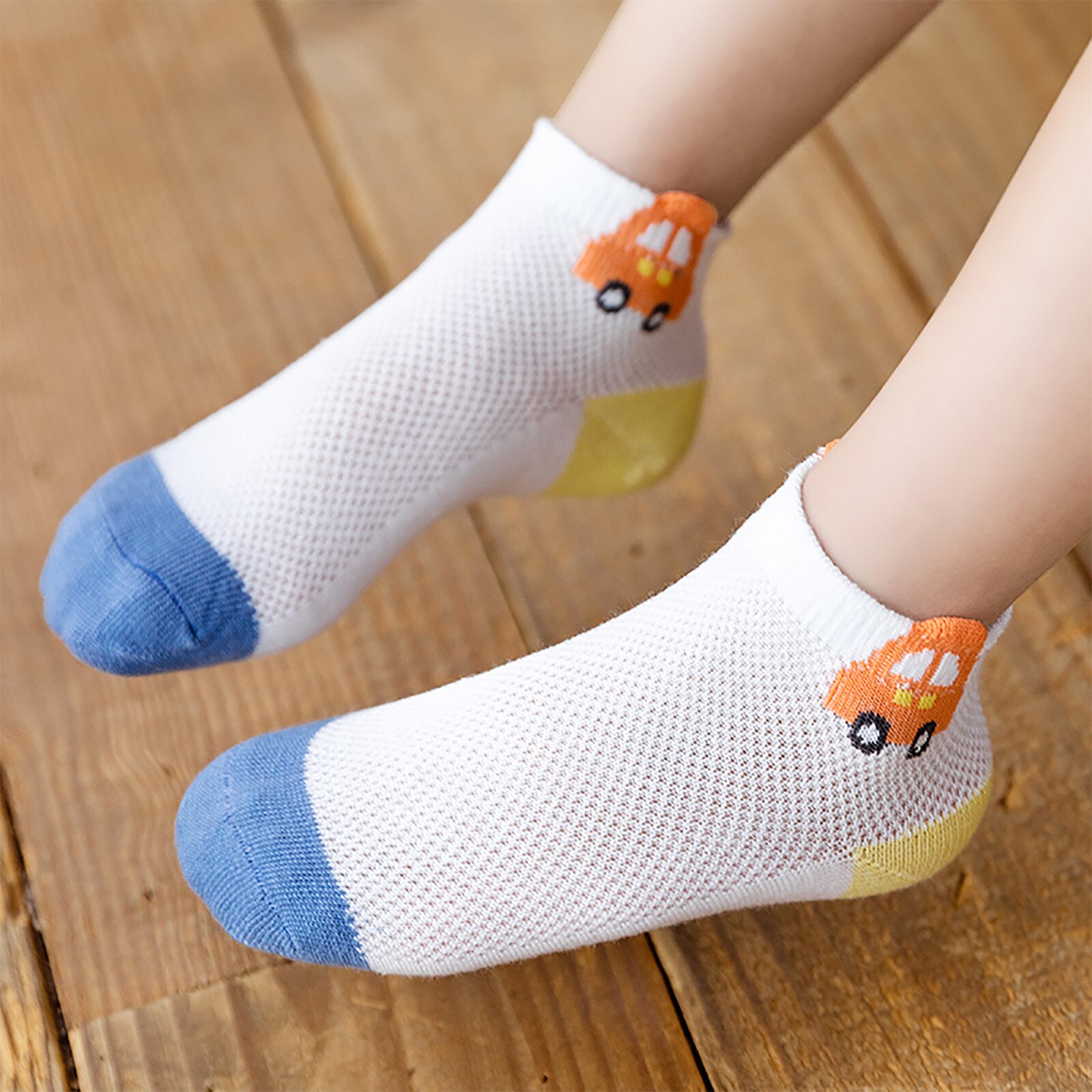 Karikatur Atmungsaktive Gittergewebe Baumwolle Socken 1-12y Sommer freundlicher 5 Paare/los freundlicher Socken Für Jungen Mädchen Baby jugendlich Gemütliche Weiche nette