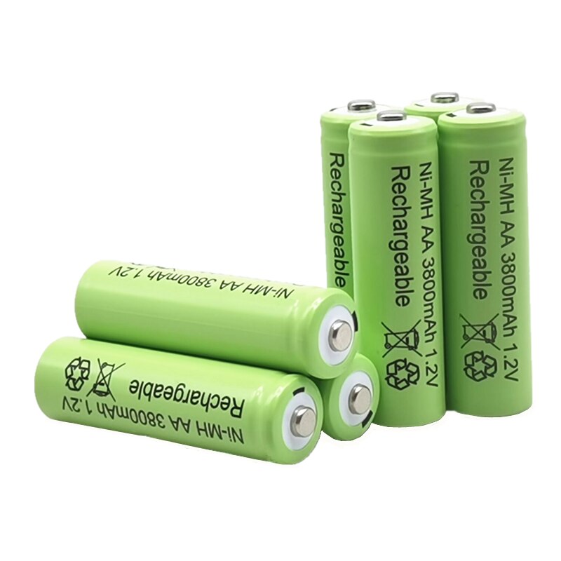 Batterie rechargeable de AA 100% mAh 3800 V 1.2 mAh Ni-MH 3800 V 2A, 1.2 Original