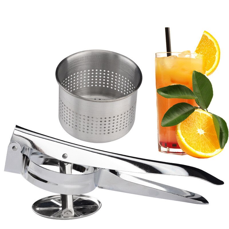 Juicer Handleiding Knijper Kleine Juicer Rvs Squeezer Thuis Juicer Groente Gereedschap Cutter Groente Fruit