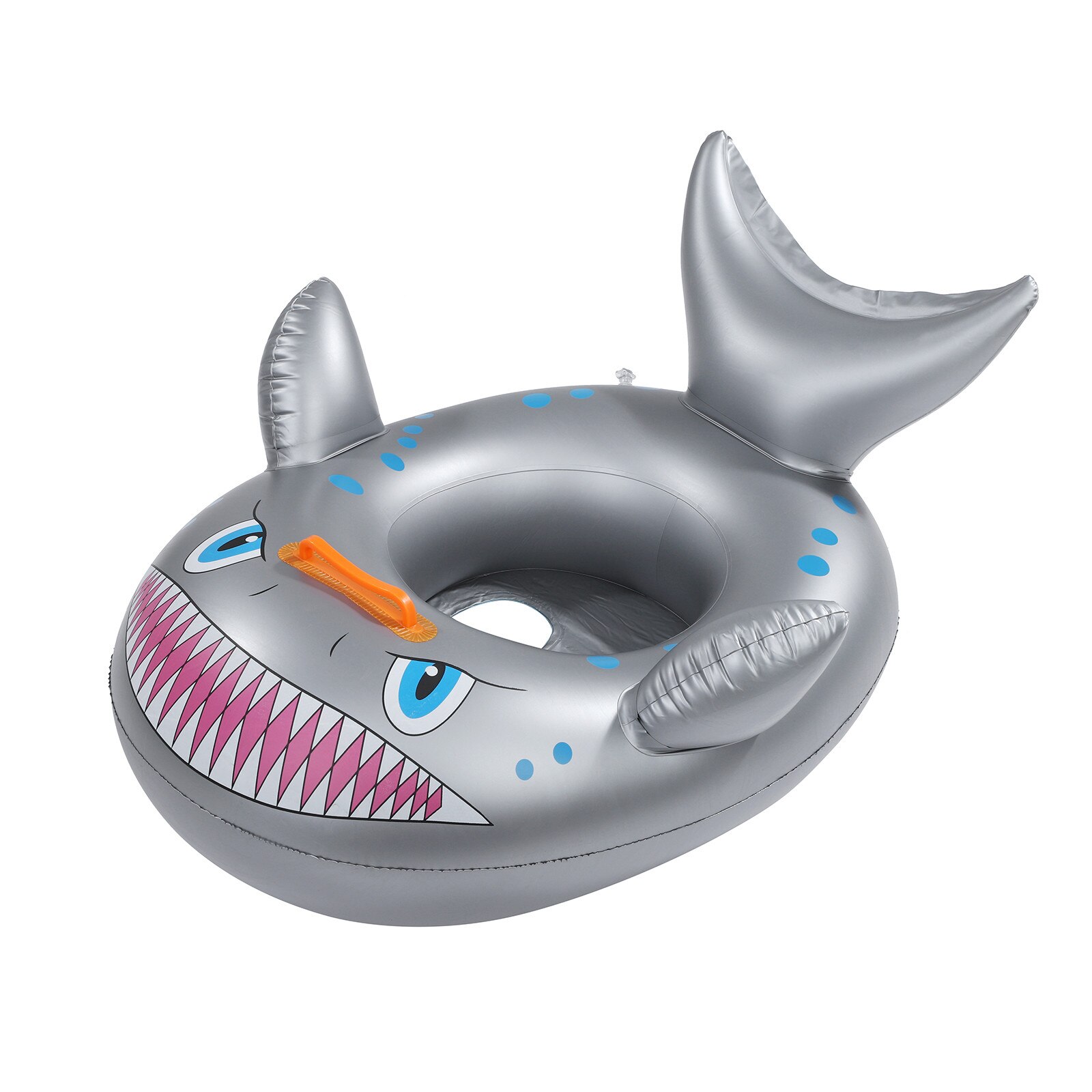 Opblaasbare Zwemmen Ring Sharks Peuter Zwembad Drijft Kids Water Float Ring Met Handvat Baby Zomer Zwemmen Speelgoed Надувной Круг: Default Title