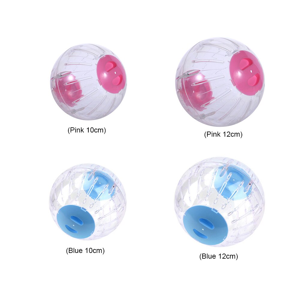 Boule en plastique de 10/12 cm pour l'extérieur, petit animal de compagnie, souris, rongeur, Jogging, jouet amusant, Hamster, Rat