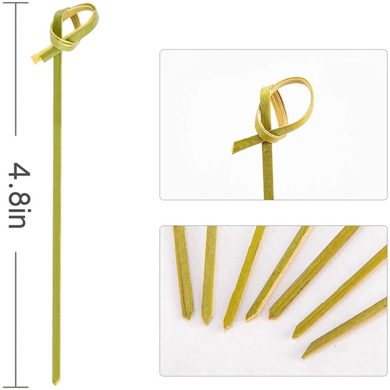 Bamboe prikker met knoop 15cm (250 Stuks