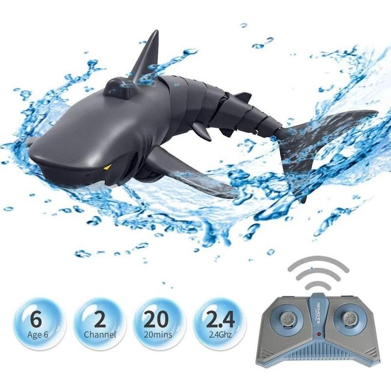 2.4G télécommande requin jouets RC requin électrique bain jouet Simulation bateau piscine salle de bains eau jouer jouet enfants jouets
