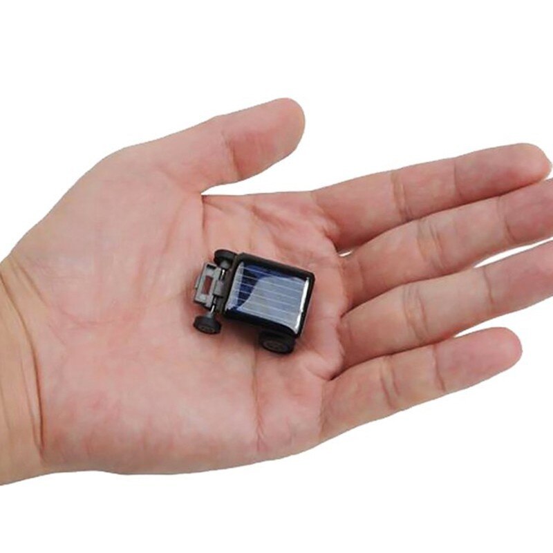 Kleinste Mini Auto Solar Power Toy Car Racer Educatieve Gadget Kinderen Kid's Speelgoed