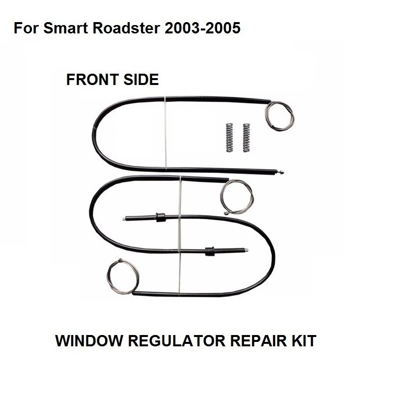 FOR SMART ROADSTER WINDOW REGULATOR REPAIR KIT FRONT RIGHT SIDE 2003 2004 2005