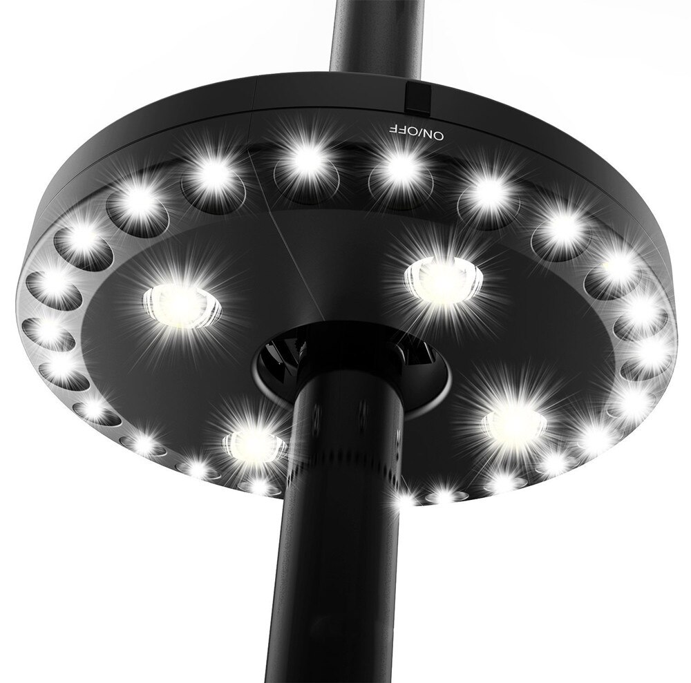 28 leds Tente De Plage Légère Camping Camp Lumière De Pelouse de Jardin Étanche Parapluie Lumière Éclairage Extérieur 100lum Lumière De Secours