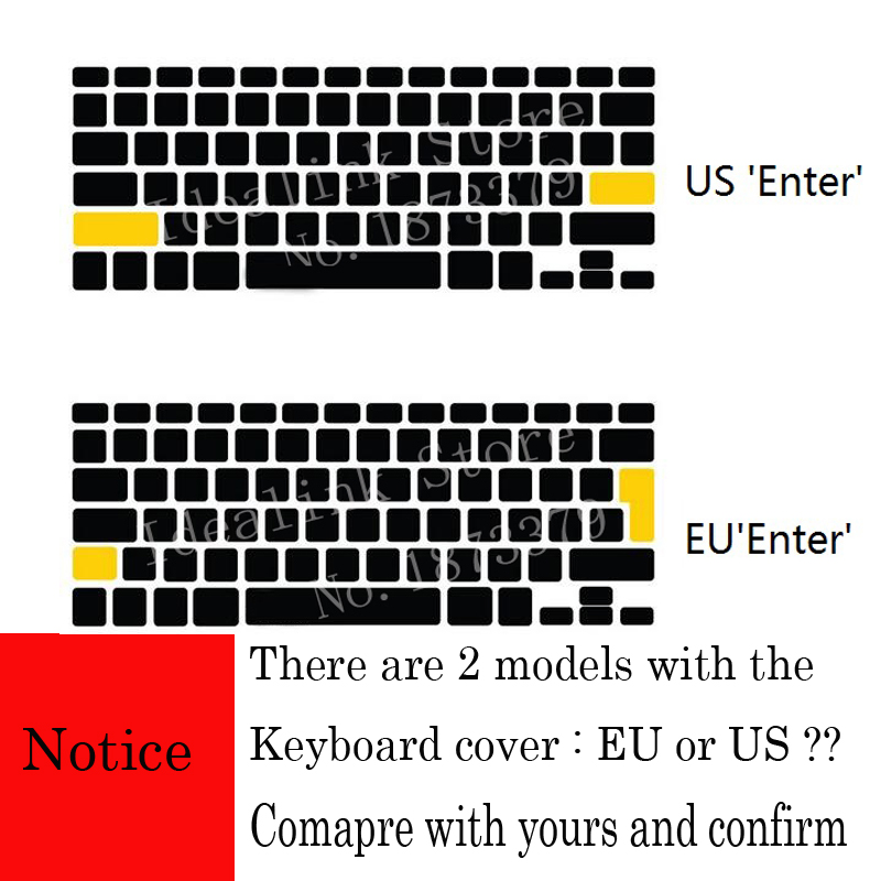 EU UNS Russische Sprache Tastatur Haut für Macbook Retina 13 15 Russische Tastatur Abdeckung A1398 A1502 Wasserdichte Tastatur Film Haut