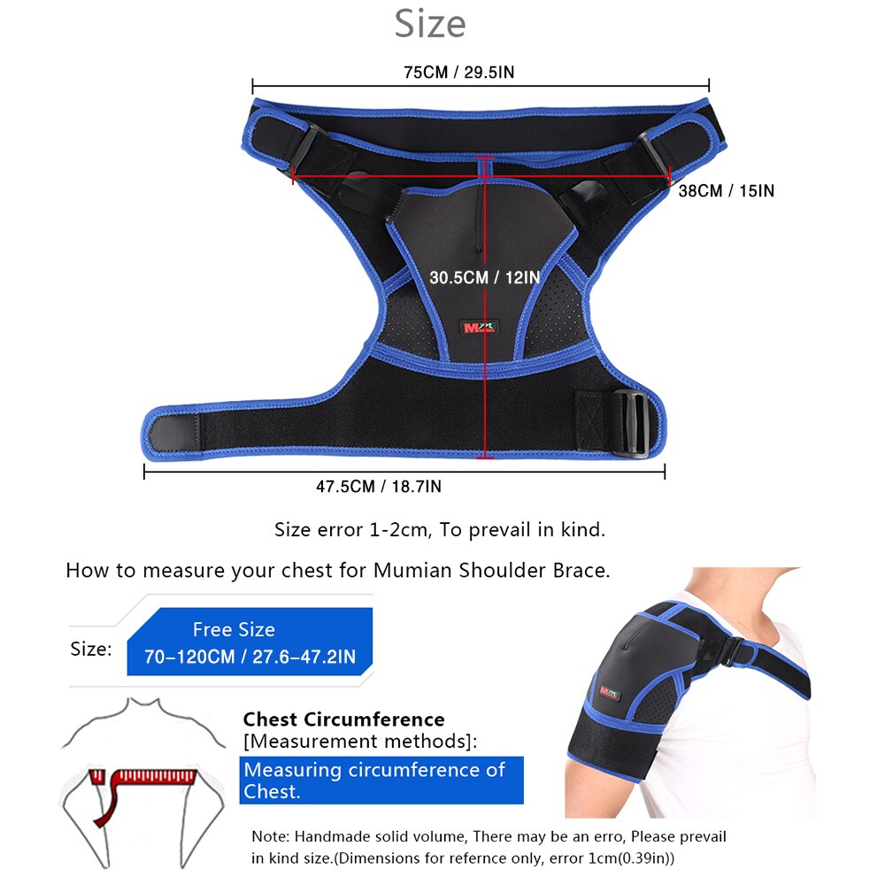 Mannen/Vrouwen Schouder Ondersteuning Schouder Brace Compressie Brace Arm Protector Band Voor Gym Werken Out Fysieke Training