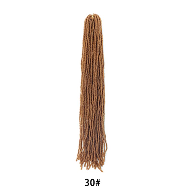 18 Inch Sister Locks Hair Extensions Pure omber color Dreadlocks Synthetic Hair for Women Crochet Hair: 30