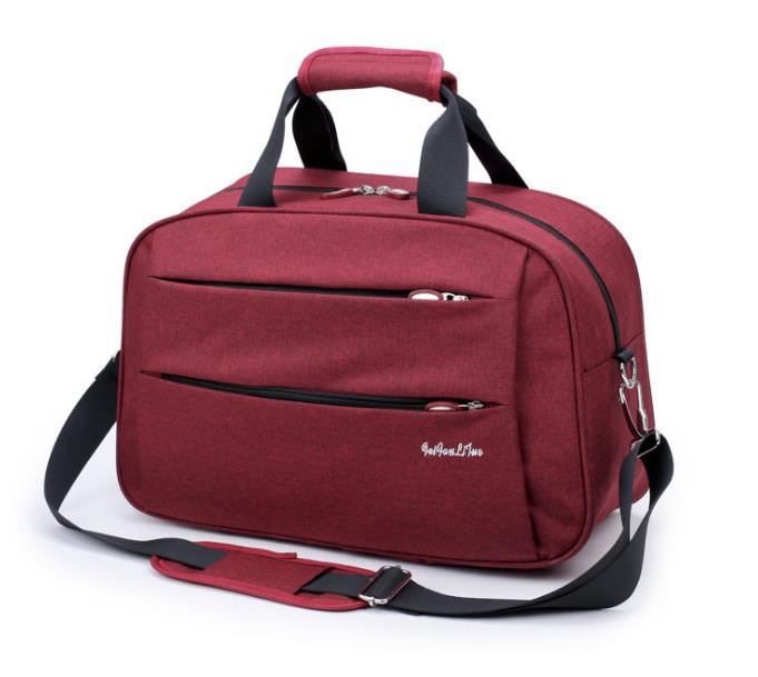 Mannen Reizen Handtas Weekend Handbagage Tassen Mannen Duffel Schoudertas Bagage Overnight Grijs Maletas De Viaje: Small Red