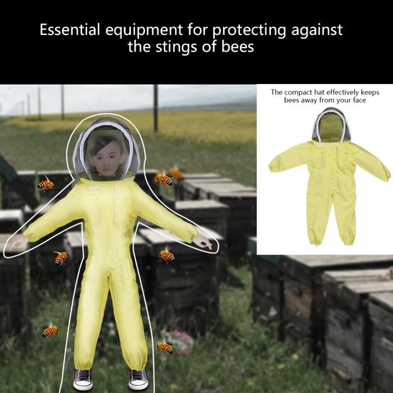 Child Beekeeping Protective Suit Bee Beekeepers Bee Suit Equipment Farm Visitor Protect Beekeeping Suit L