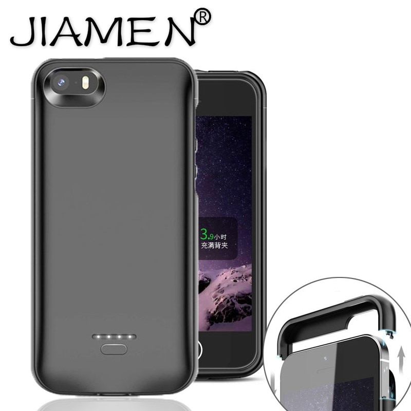 4000/5000/5500mAh Battery Case For iphone 5 5S SE 6 6s 7 8 X XS MAX XR Powerbank Battery Charger Case For iphone 6 6 s 7 8 plus
