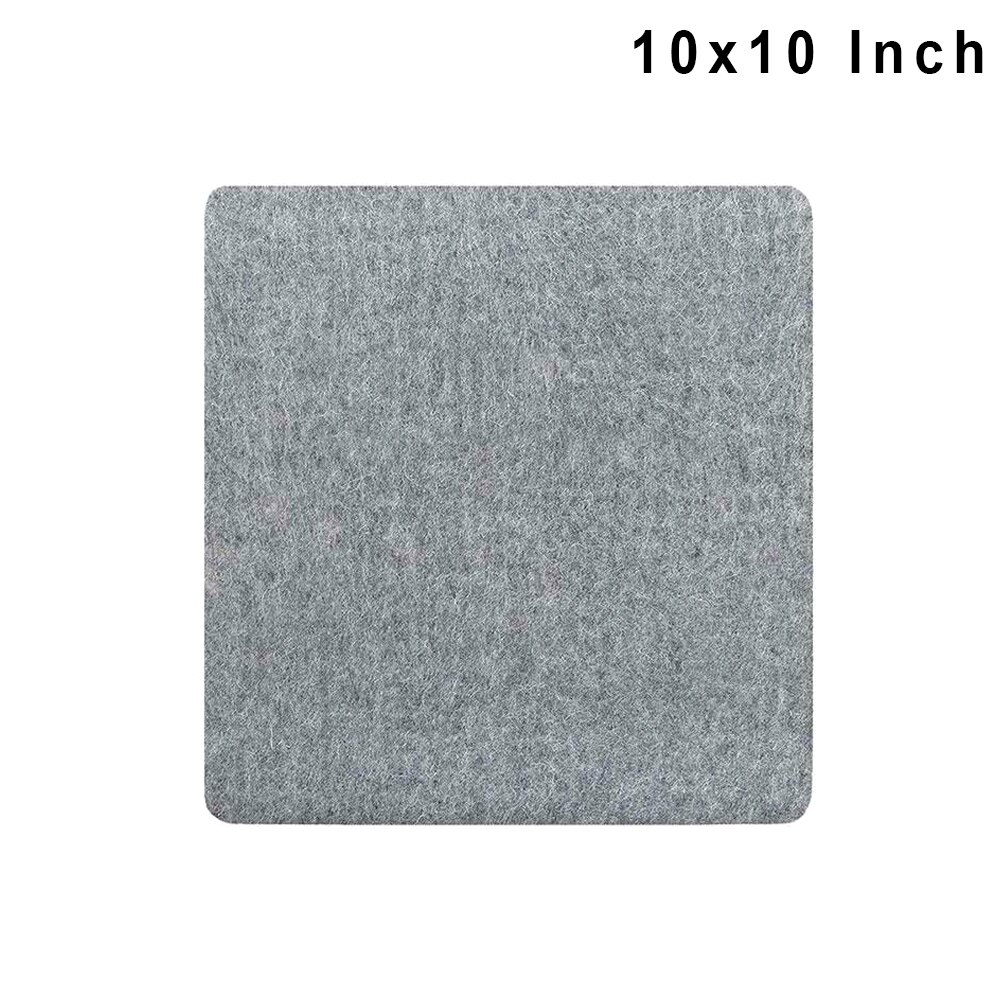 Tapis de pressage épais en laine grise, planche à repasser haute température, tapis de presse en feutre, pour la maison, J99Store: 10X10 inch