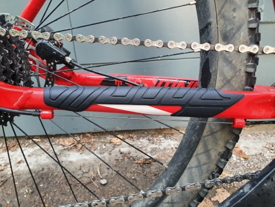 Fahrrad Kettenschutz Kettenstrebe Carbon Faser Radfahren Rahmen Kettenstrebe Gepostet Schutz Kette Pflege Schutz Abdeckung Fahrrad Zubehör