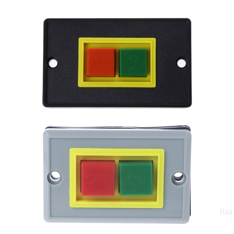 AC 380V 2KW I/O On Off Start Stop Push Button Switch 6 Screw Terminals OOTDTY