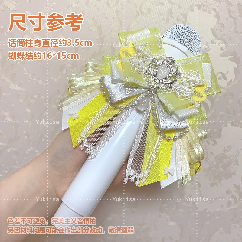 Grampo de cabelo strass estilo japonês para mulheres e meninas, bastão lanterna, laço rosa, artesanal, luz lolita, cocar, acessórios: Prateado