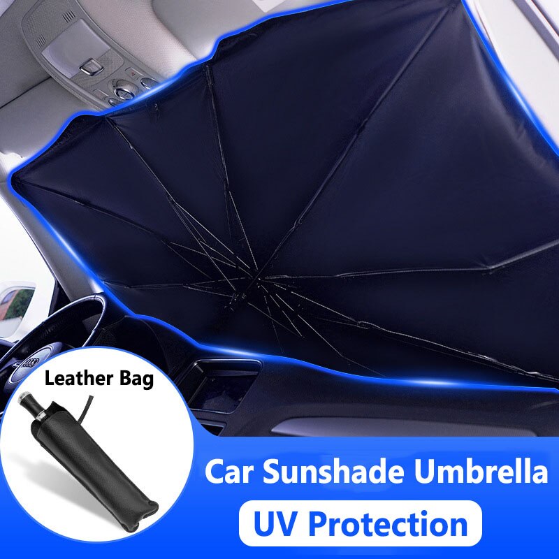 Auto Zonnescherm Parasol Voorruit Zonnescherm Cover Uv Protector Suv Sedan Bescherming Voorruit Interieur Accessoires