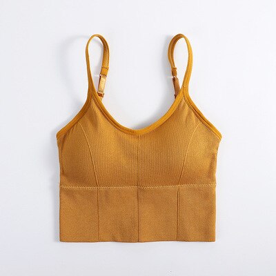 ladies camisole without steel ring beautiful back wrapped chest long bra base sports tube top