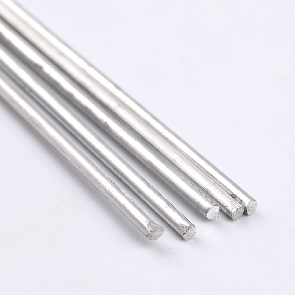10PCS Low Temperature Simple Welding Rods Easy Melt Aluminium Flux Cored Welding Electrodes Wire for Aluminum 2.4mm*230mm