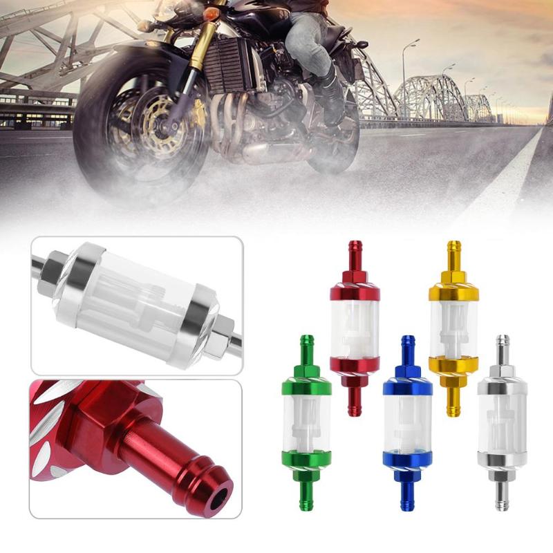Filtros universales de aceite y combustible de 8mm, filtro de aceite para motocicleta, accesorios para ATV, Dirt Pit Bike, Motocross para automóvil