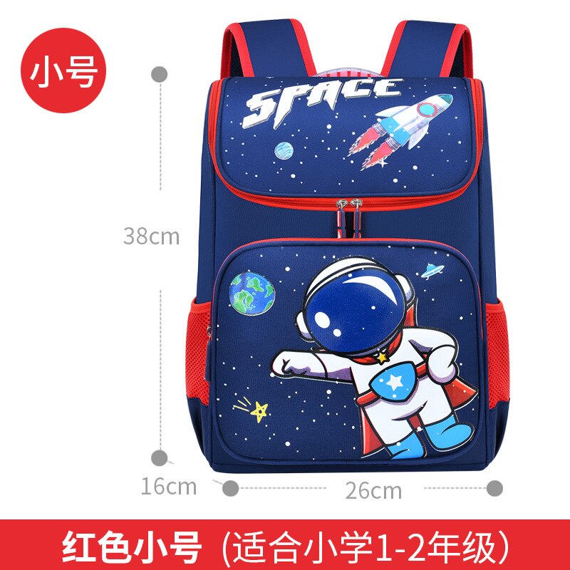 Kinderen Schooltassen Voor Meisjes Jongens Orthopedische Rugzak Kids Rugzakken Schooltas Basisschool Rugzak Kids Book Tassen Mochila: small red