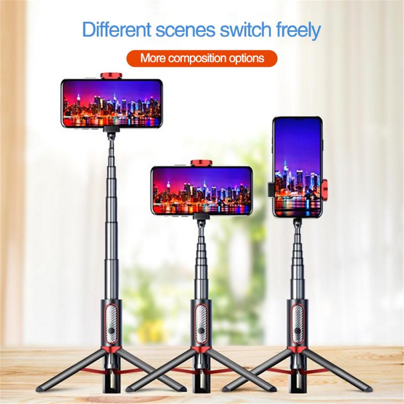 Girls Popular Selfie Stick Tripod A18 Lightweight Aluminum All In One Extendable Phone Tripod Selfie Stick Bluetooth With Remote