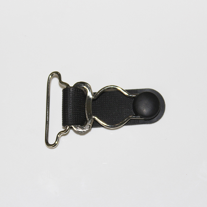 Liguero de pierna para mujer, tirantes altos hasta el muslo, Clips de Metal, arnés de pierna, liguero, accesorios para cinturón, 120 Uds.: silver black